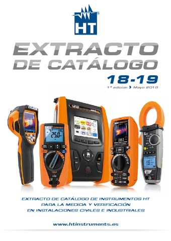 HT Instruments - Extracto catálogo