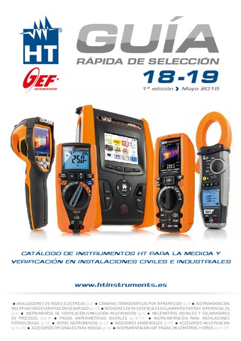 HT Instruments - Guia rápida
