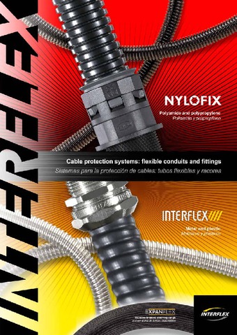 Interflex - Sistemas de protección de cables NYLOFIX, EXPANFLEX e INTERFLEX