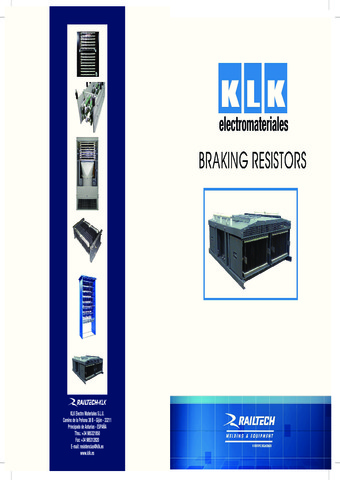 KLK - Dinamic Braking Resistors