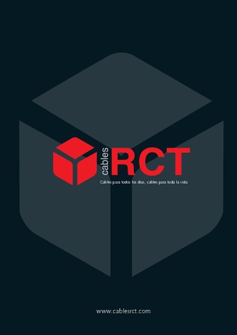 RCT - Catálogo Cables