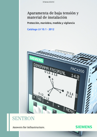 Siemens - Catálogo Técnico SENTRON